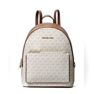 MK ADINA MEDIUM LOGO BACKPACK